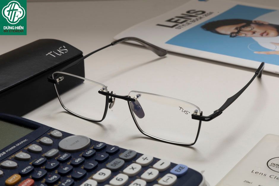  DTX-416 # TUS : Gọng pure Titanium eyeglasses 