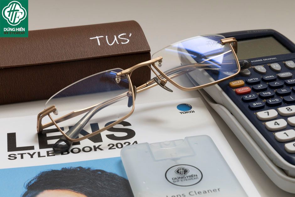  DTX-416 # TUS : Gọng pure Titanium eyeglasses 