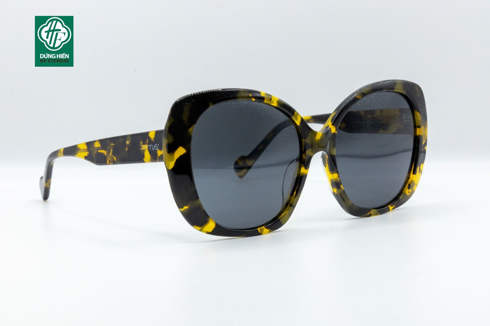  FG 1452 TUS Kính mát phân cực lớn Oversize Polarized Sunglasses -acetate frame 