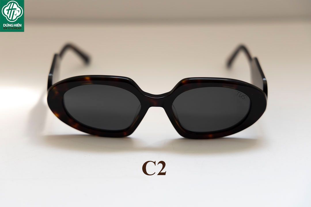  TUS' FG 1462 Kính Mát Acetate Tròng Phân Cực_Polarized Sunglasses 