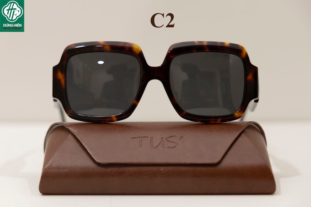  TUS' FG 1463 #Kính Mát Acetate Tròng Phân Cực_Polarized Sunglasses 