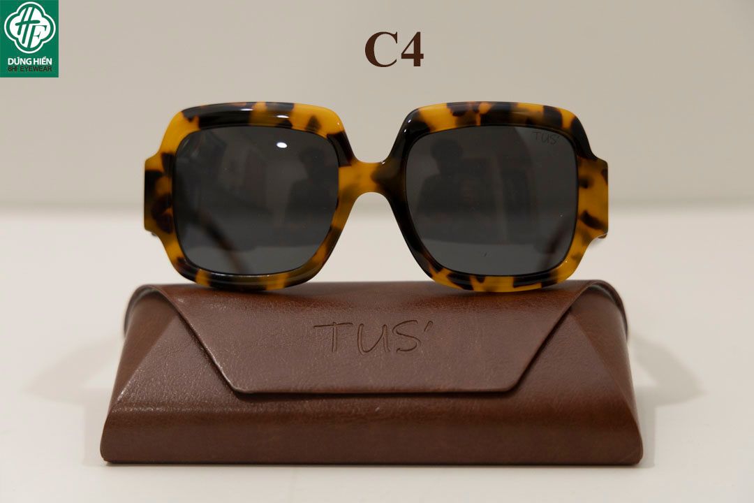  TUS' FG 1463 #Kính Mát Acetate Tròng Phân Cực_Polarized Sunglasses 