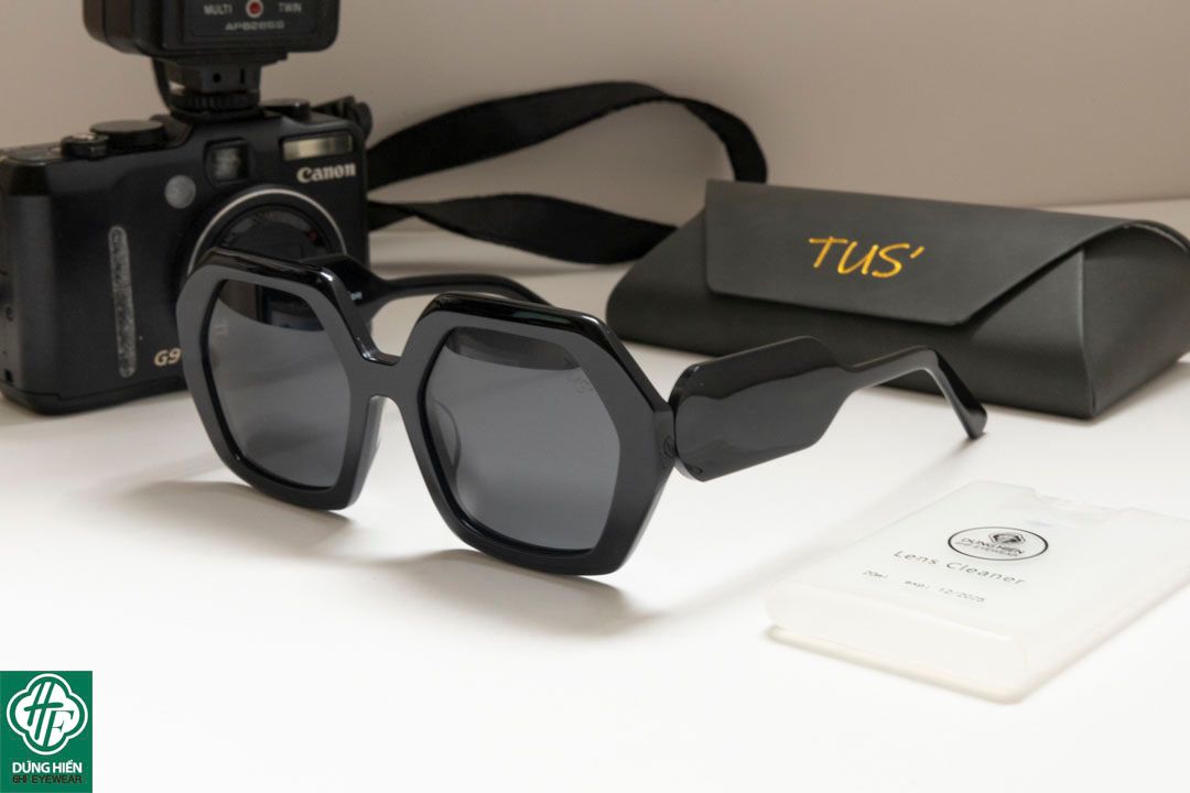  TUS' FG 1464 #Kính Mát Acetate Tròng Phân Cực_Polarized Sunglasses 