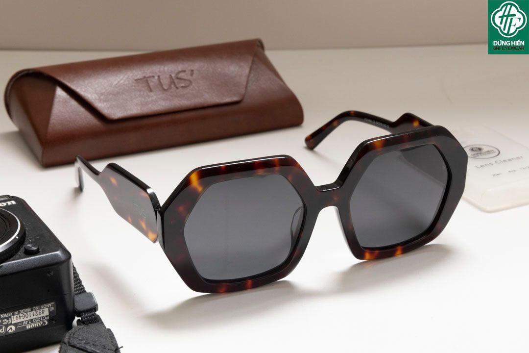  TUS' FG 1464 #Kính Mát Acetate Tròng Phân Cực_Polarized Sunglasses 