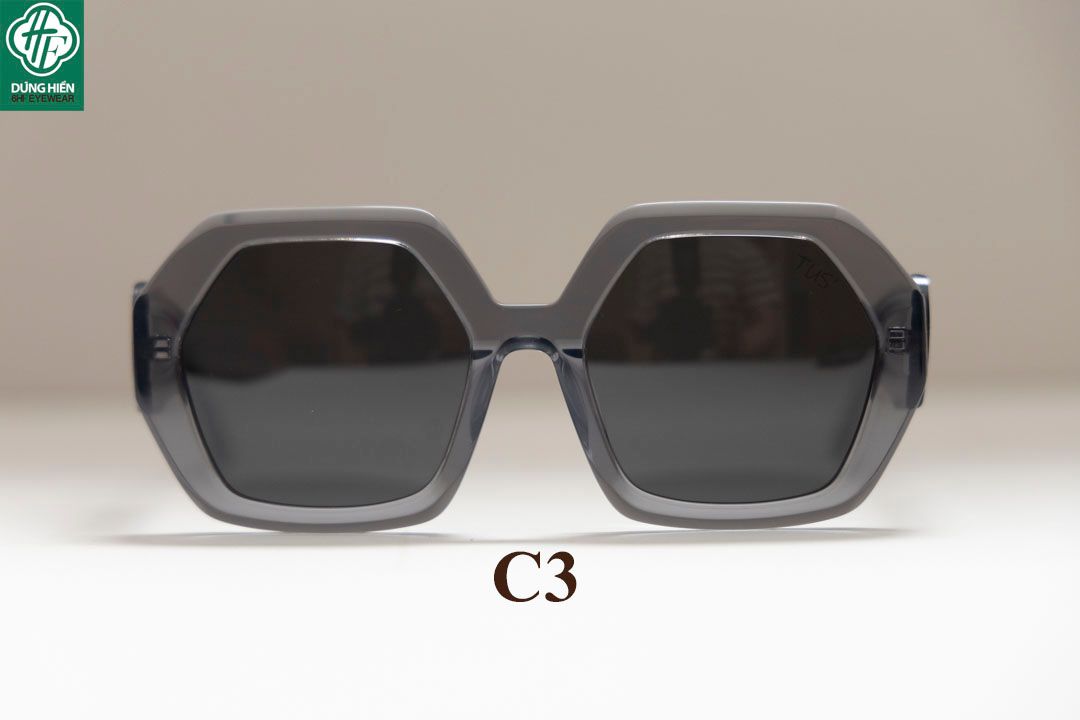  TUS' FG 1464 #Kính Mát Acetate Tròng Phân Cực_Polarized Sunglasses 