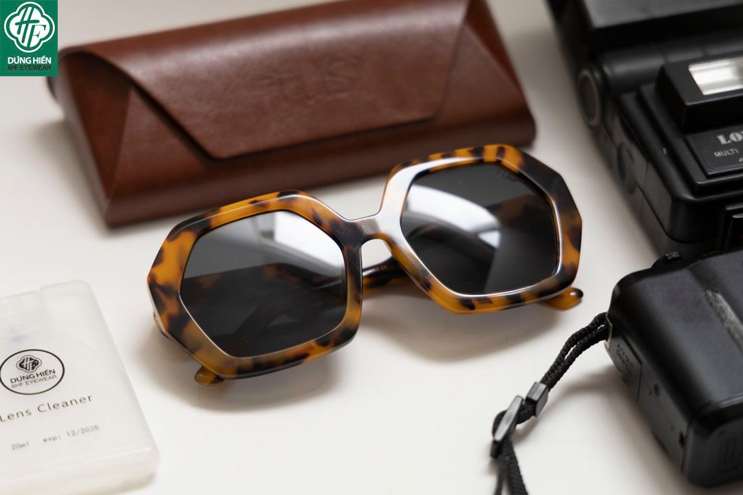  TUS' FG 1464 #Kính Mát Acetate Tròng Phân Cực_Polarized Sunglasses 