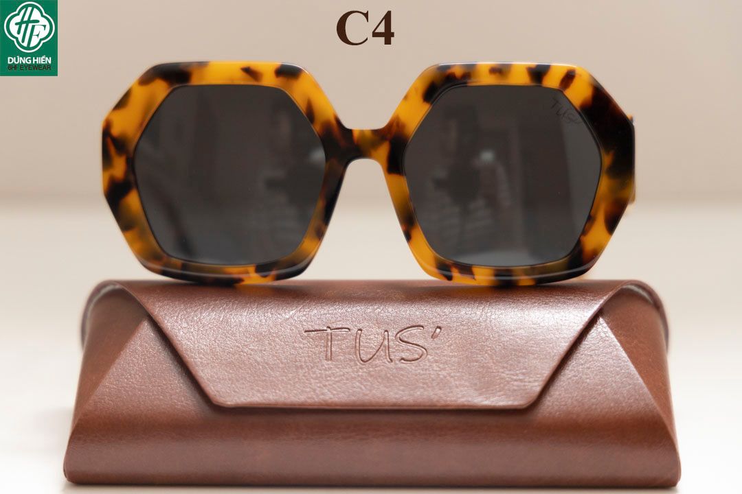  TUS' FG 1464 #Kính Mát Acetate Tròng Phân Cực_Polarized Sunglasses 