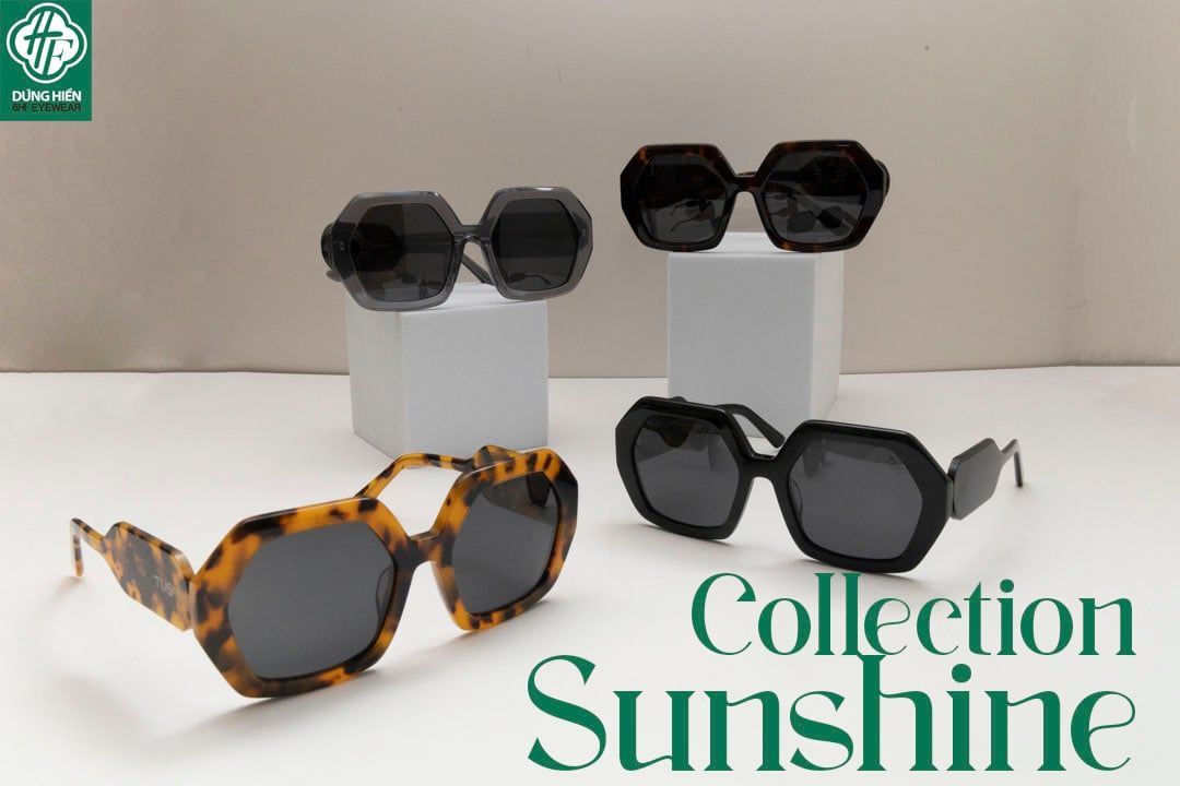  TUS' FG 1464 #Kính Mát Acetate Tròng Phân Cực_Polarized Sunglasses 
