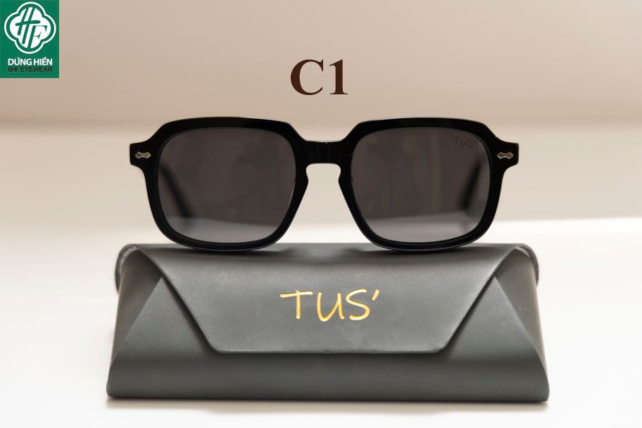  TUS' FG 1565 #Kính Mát Acetate Tròng Phân Cực_Polarized Sunglasses 