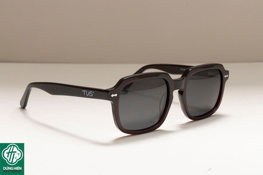  TUS' FG 1565 #Kính Mát Acetate Tròng Phân Cực_Polarized Sunglasses 