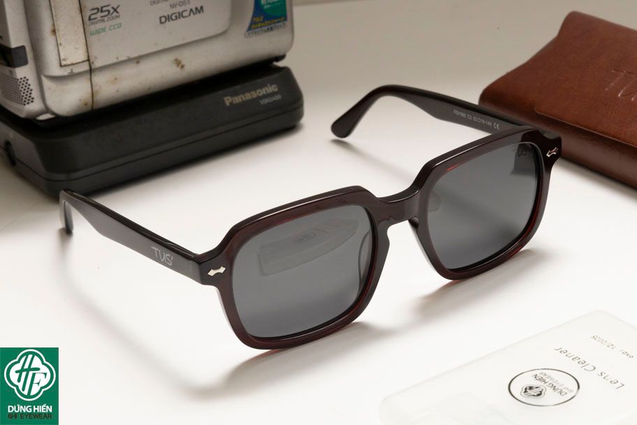  TUS' FG 1565 #Kính Mát Acetate Tròng Phân Cực_Polarized Sunglasses 