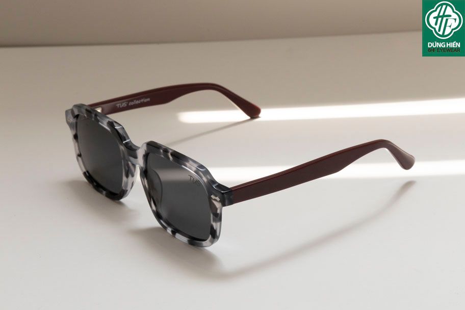  TUS' FG 1565 #Kính Mát Acetate Tròng Phân Cực_Polarized Sunglasses 