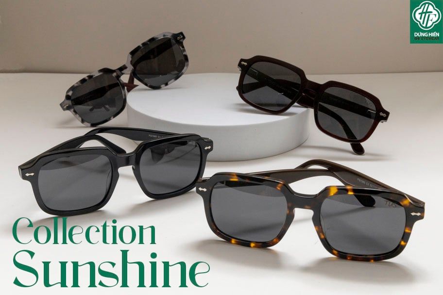  TUS' FG 1565 #Kính Mát Acetate Tròng Phân Cực_Polarized Sunglasses 
