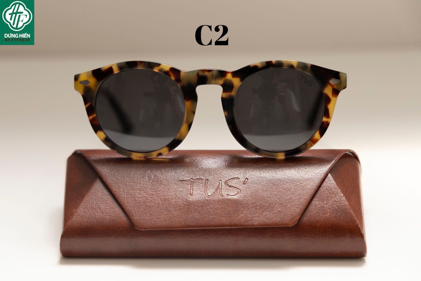  TUS' FG 1566 #Kính Mát Acetate Tròng Phân Cực_Polarized Sunglasses 