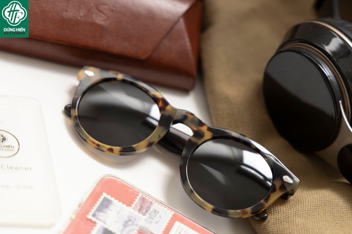  TUS' FG 1566 #Kính Mát Acetate Tròng Phân Cực_Polarized Sunglasses 