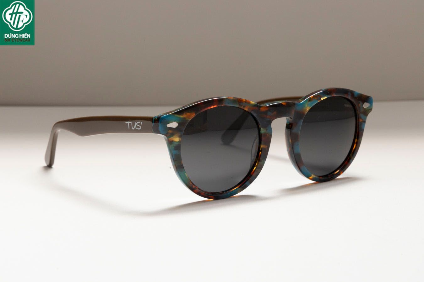  TUS' FG 1566 #Kính Mát Acetate Tròng Phân Cực_Polarized Sunglasses 