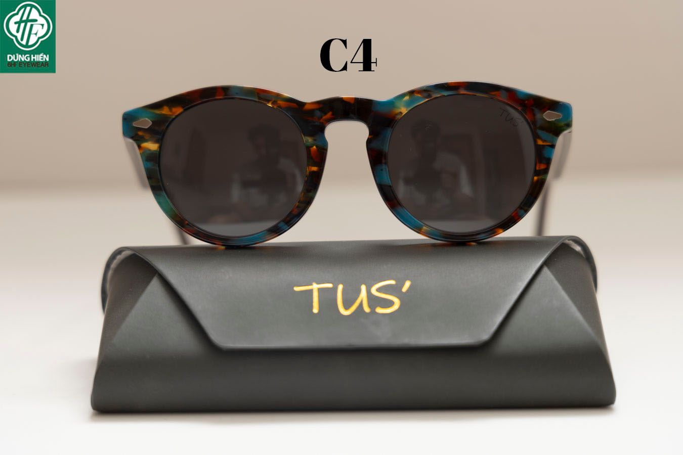  TUS' FG 1566 #Kính Mát Acetate Tròng Phân Cực_Polarized Sunglasses 