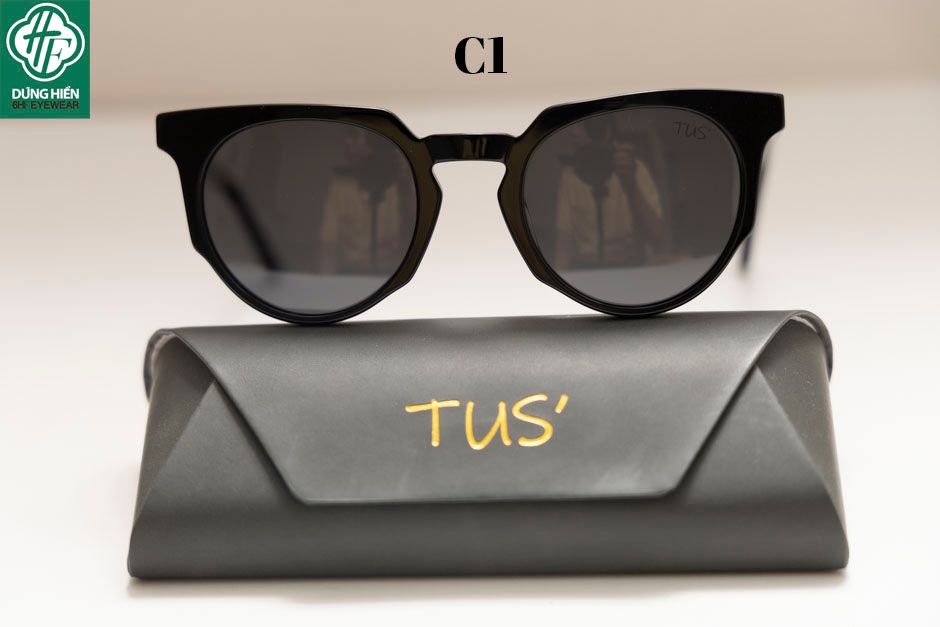  TUS' FG 1571 #Kính Mát Acetate Tròng Phân Cực_Polarized Sunglasses 