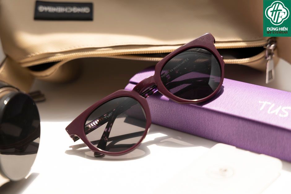  TUS' FG 1571 #Kính Mát Acetate Tròng Phân Cực_Polarized Sunglasses 