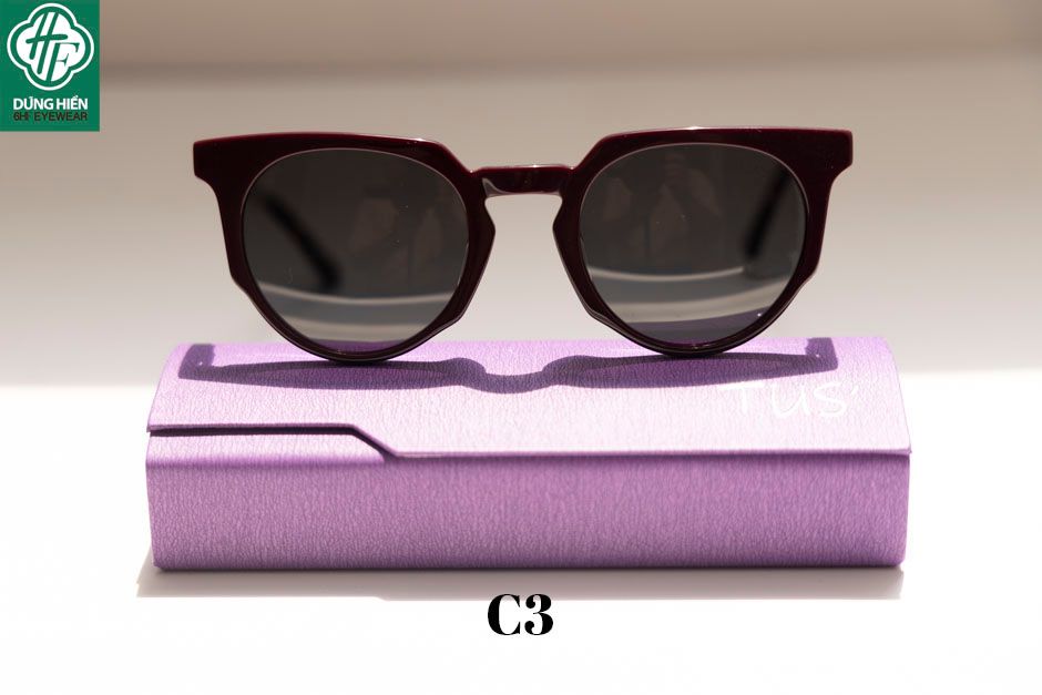  TUS' FG 1571 #Kính Mát Acetate Tròng Phân Cực_Polarized Sunglasses 