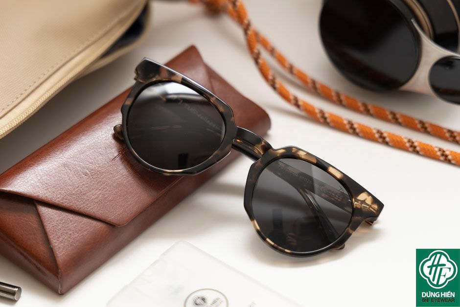  TUS' FG 1571 #Kính Mát Acetate Tròng Phân Cực_Polarized Sunglasses 