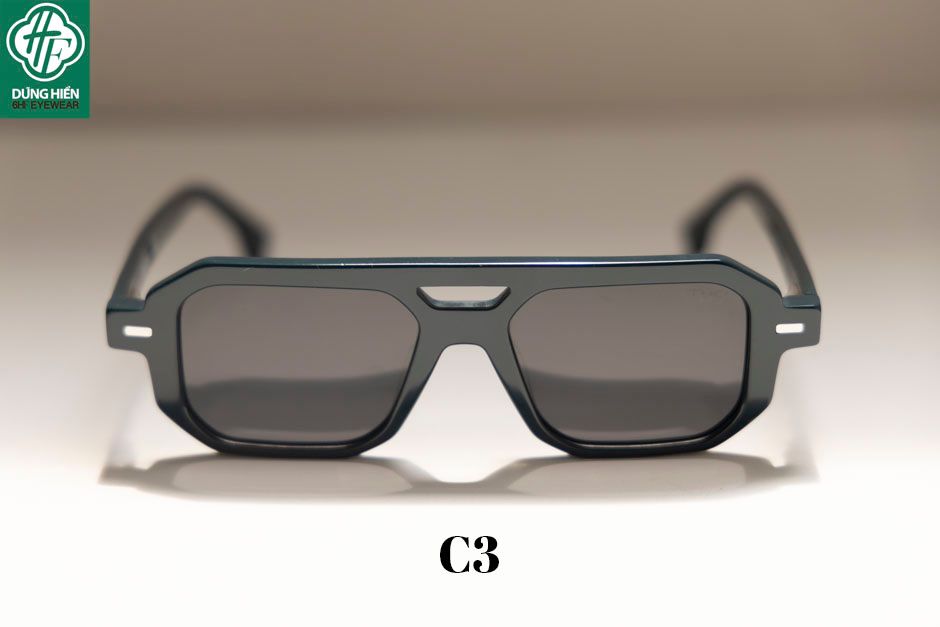  TUS' FG 1587 #Kính Mát Acetate Tròng Phân Cực_Polarized Sunglasses 