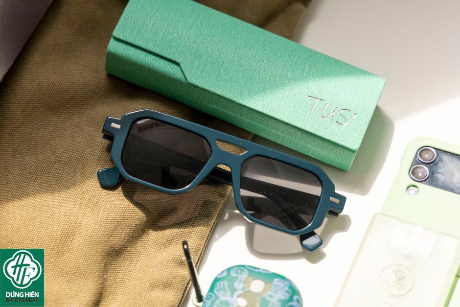  TUS' FG 1587 #Kính Mát Acetate Tròng Phân Cực_Polarized Sunglasses 