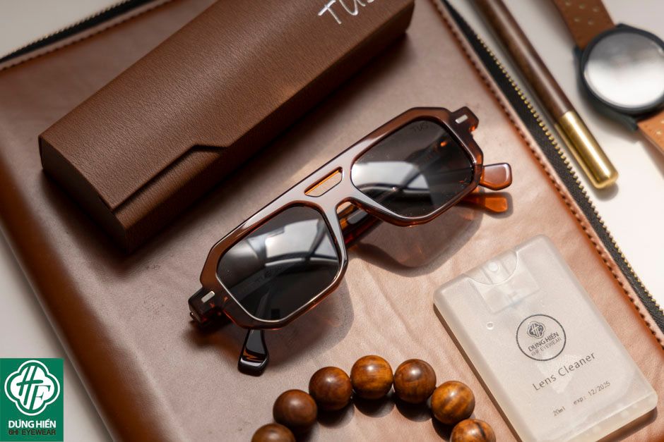  TUS' FG 1587 #Kính Mát Acetate Tròng Phân Cực_Polarized Sunglasses 