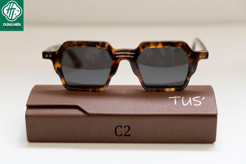  TUS' FG 1588 #Kính Mát Acetate Tròng Phân Cực_Polarized Sunglasses 