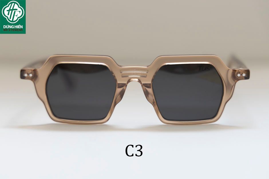  TUS' FG 1588 #Kính Mát Acetate Tròng Phân Cực_Polarized Sunglasses 