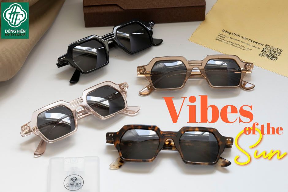  TUS' FG 1588 #Kính Mát Acetate Tròng Phân Cực_Polarized Sunglasses 