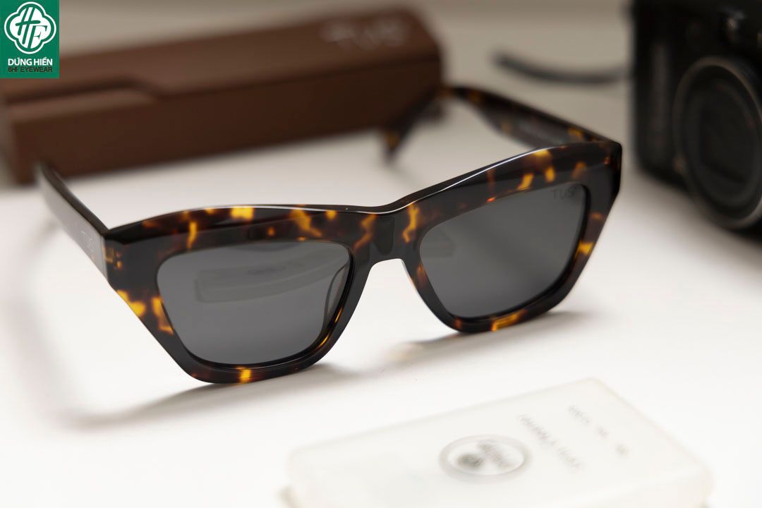  TUS' FG 1596 #Kính Mát Acetate Tròng Phân Cực_Polarized Sunglasses 