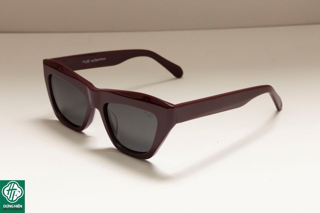  TUS' FG 1596 #Kính Mát Acetate Tròng Phân Cực_Polarized Sunglasses 