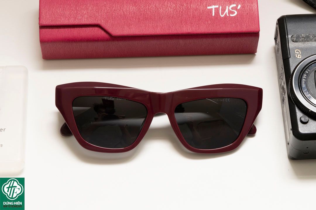  TUS' FG 1596 #Kính Mát Acetate Tròng Phân Cực_Polarized Sunglasses 
