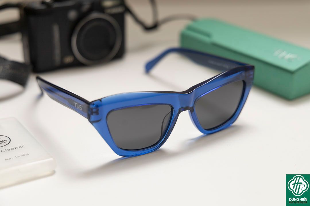  TUS' FG 1596 #Kính Mát Acetate Tròng Phân Cực_Polarized Sunglasses 