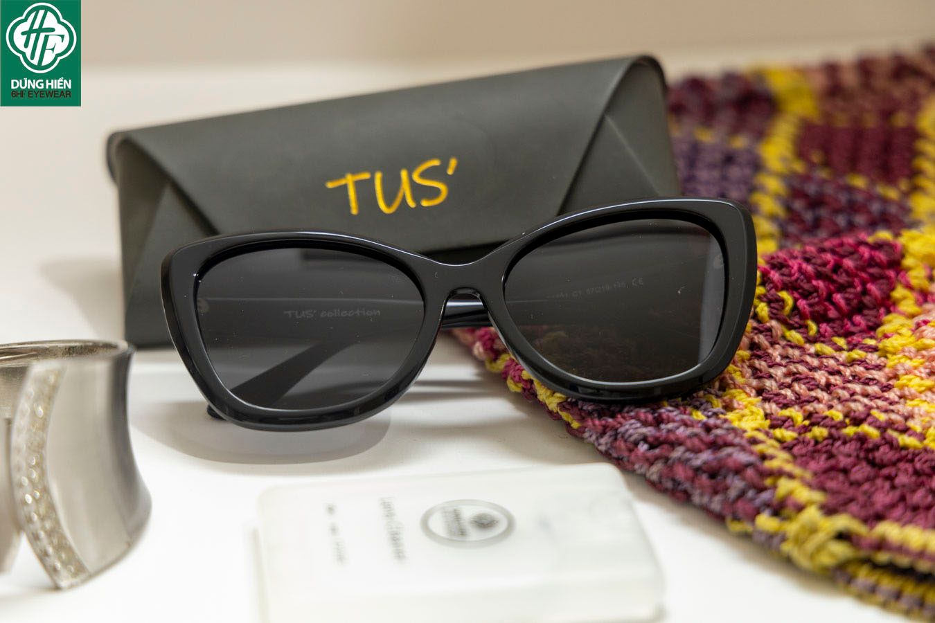  TUS'  FG 1601  Kính Mát Acetate Tròng Phân Cực_Polarized Sunglasses 