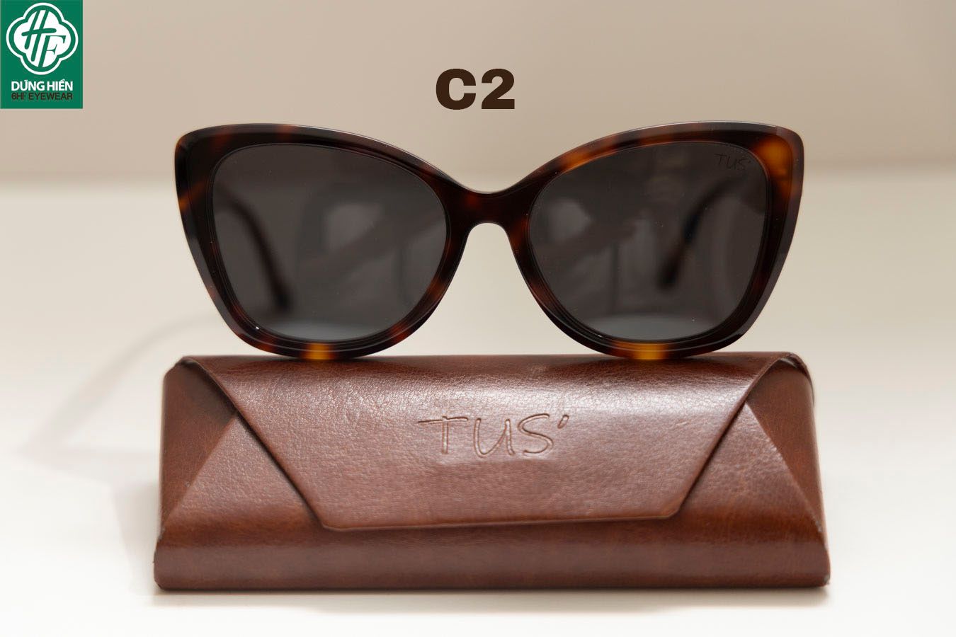  TUS'  FG 1601  Kính Mát Acetate Tròng Phân Cực_Polarized Sunglasses 