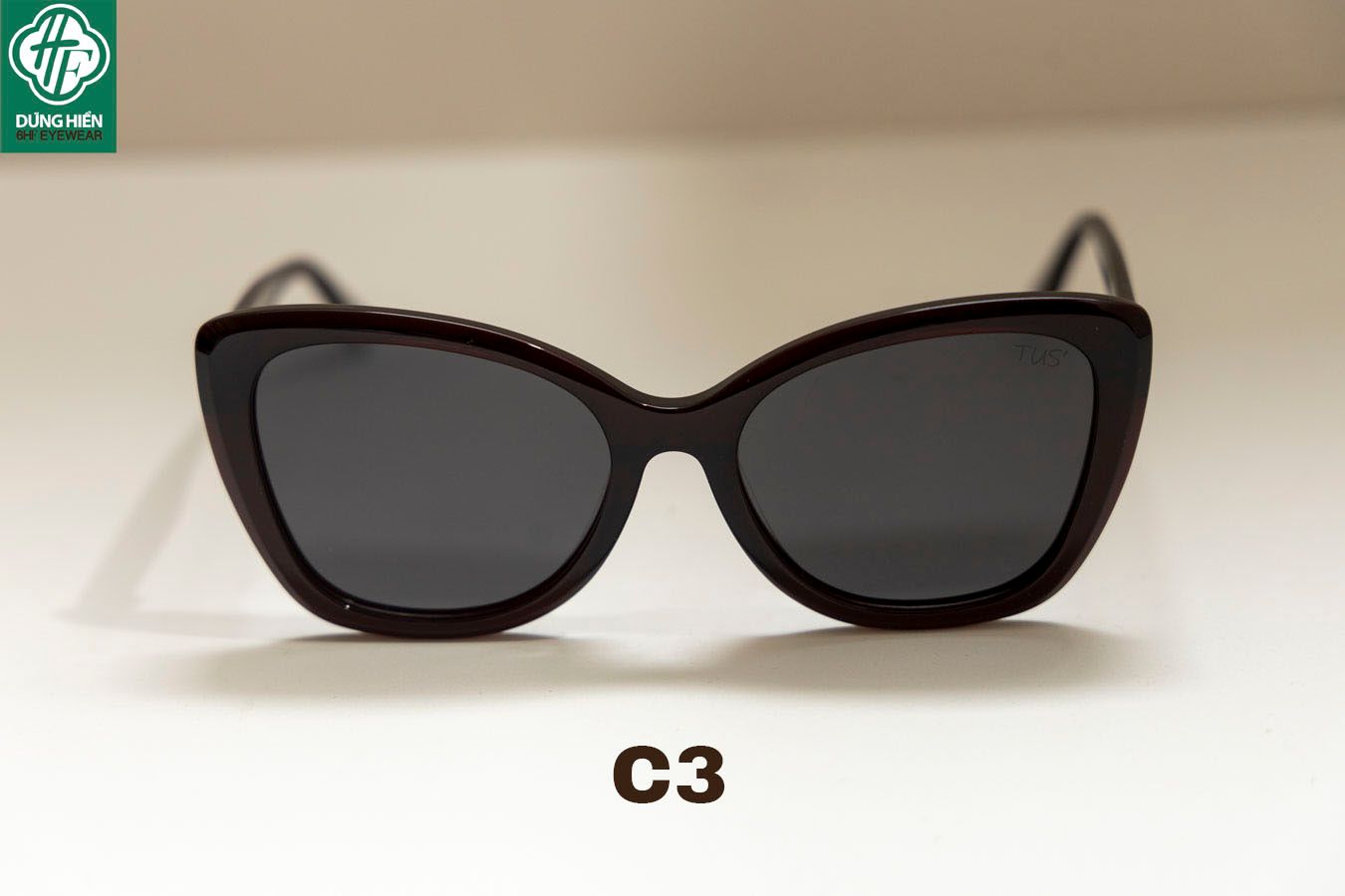  TUS'  FG 1601  Kính Mát Acetate Tròng Phân Cực_Polarized Sunglasses 