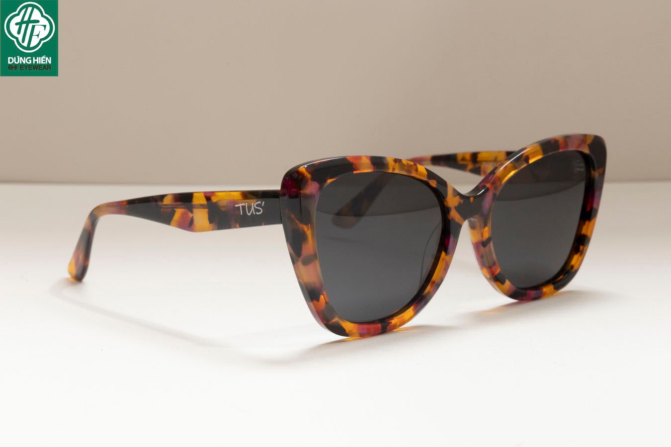  TUS'  FG 1601  Kính Mát Acetate Tròng Phân Cực_Polarized Sunglasses 