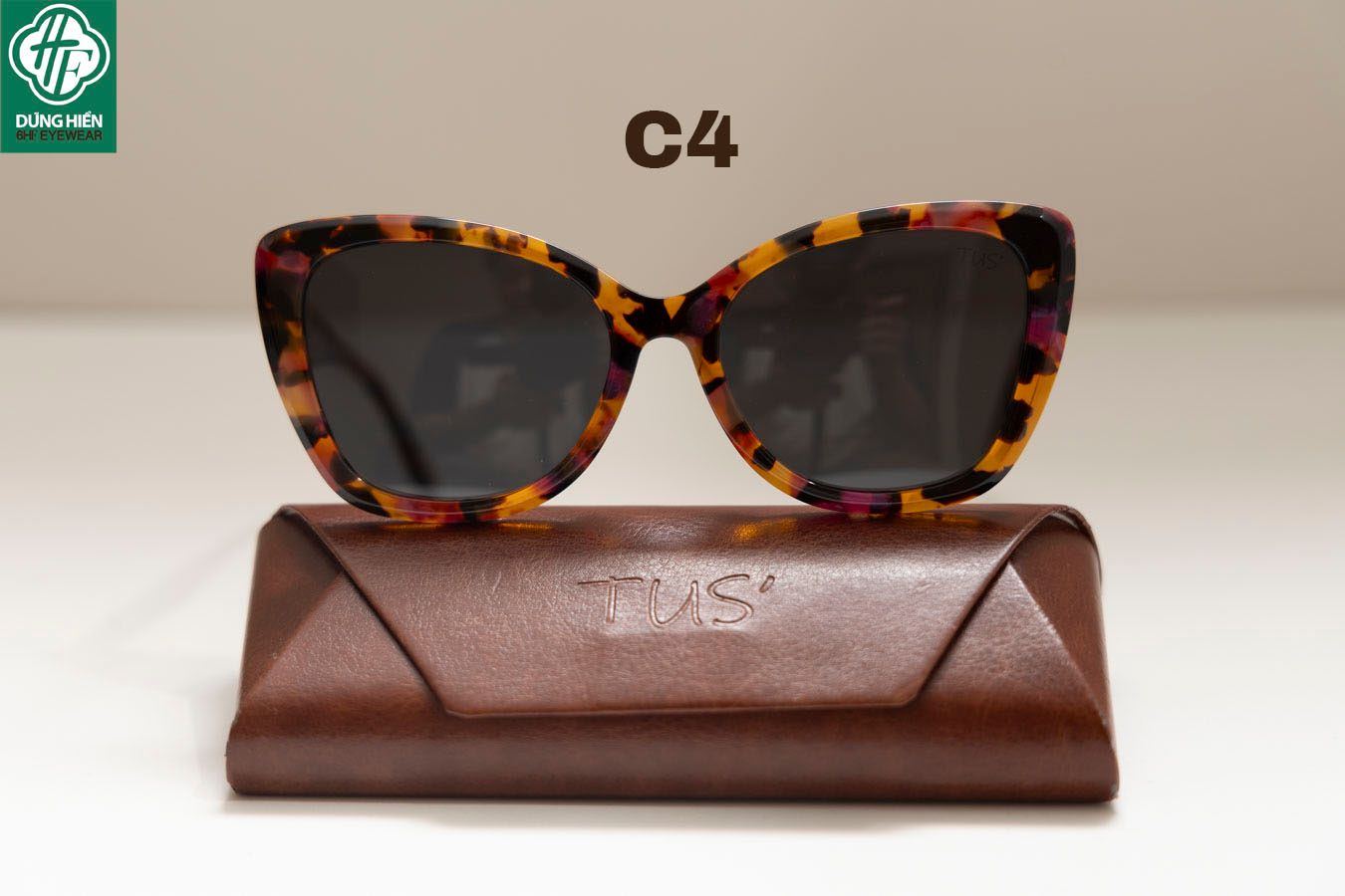  TUS'  FG 1601  Kính Mát Acetate Tròng Phân Cực_Polarized Sunglasses 