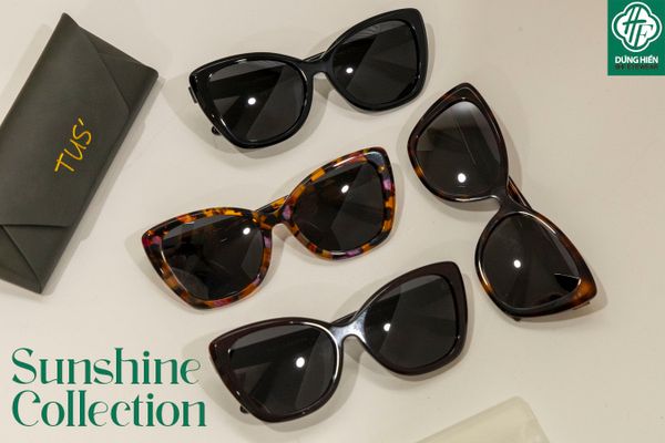  TUS'  FG 1601  Kính Mát Acetate Tròng Phân Cực_Polarized Sunglasses 