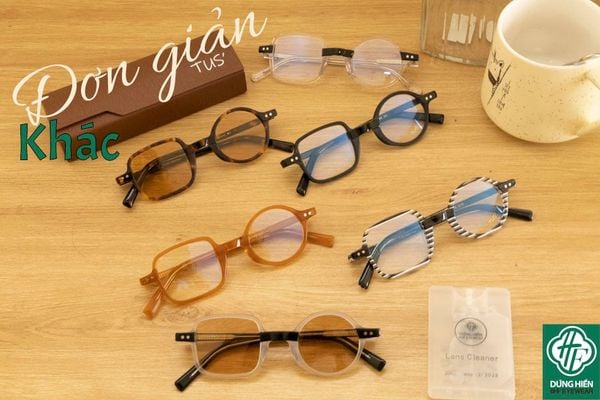  HP 201  # Gọng TUS'   Acetate Eyewear:  Độ Lạ - Unique Mini 