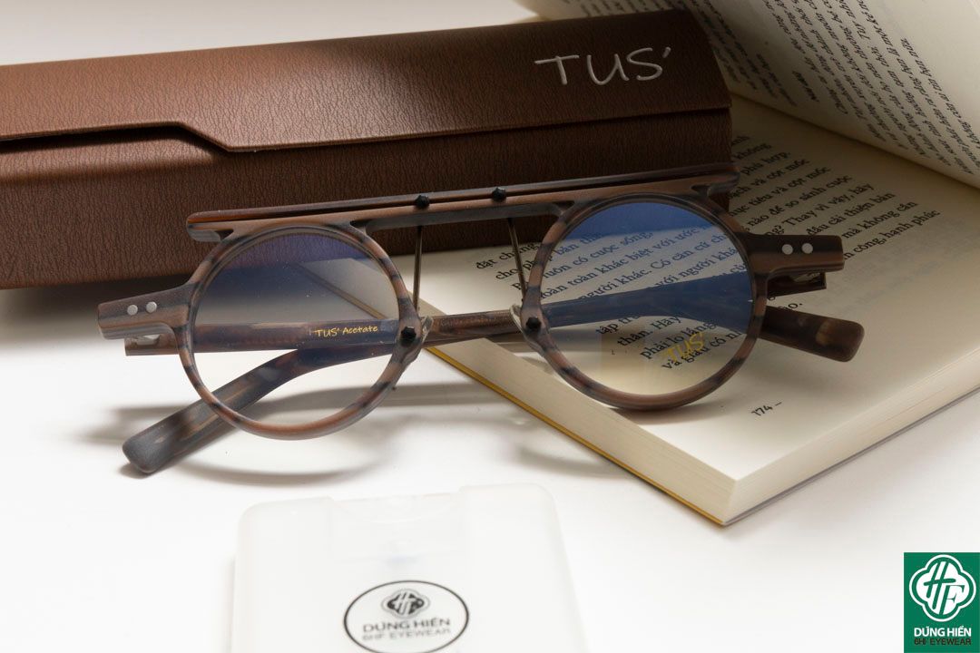  HP 2020258 #  Gọng TUS'   Acetate : Độ Lạ - Unique Mini 