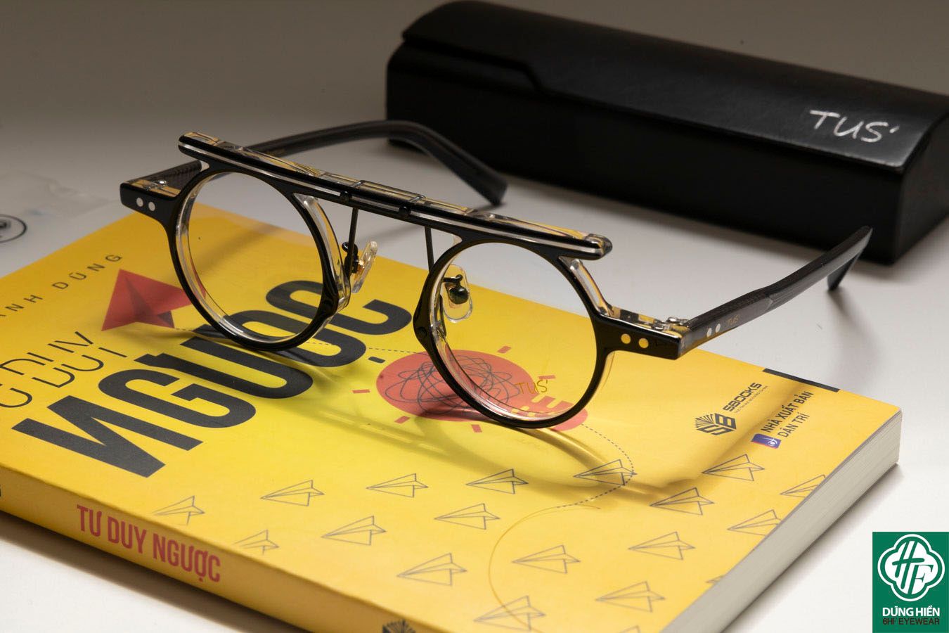  HP 2020258 #  Gọng TUS'   Acetate : Độ Lạ - Unique Mini 