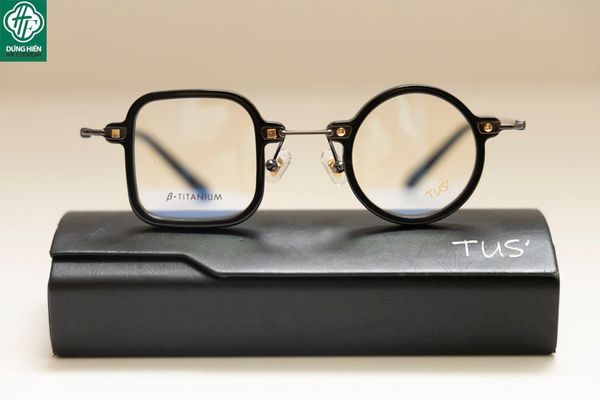  HP 2021226 #  Gọng TUS'  Acetate+ β- Titanium:  Độ Lạ - Unique Mini 