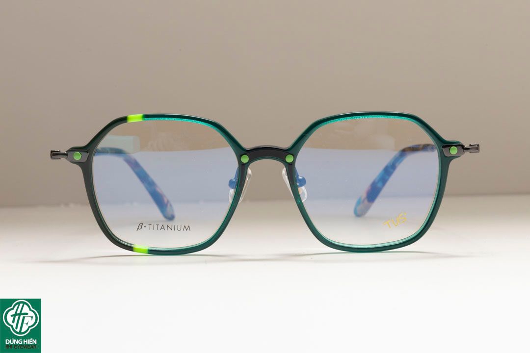  HP 2021302 # Gọng TUS'   β- Titanium + Acetate : Độ Lạ - Unique Mini 