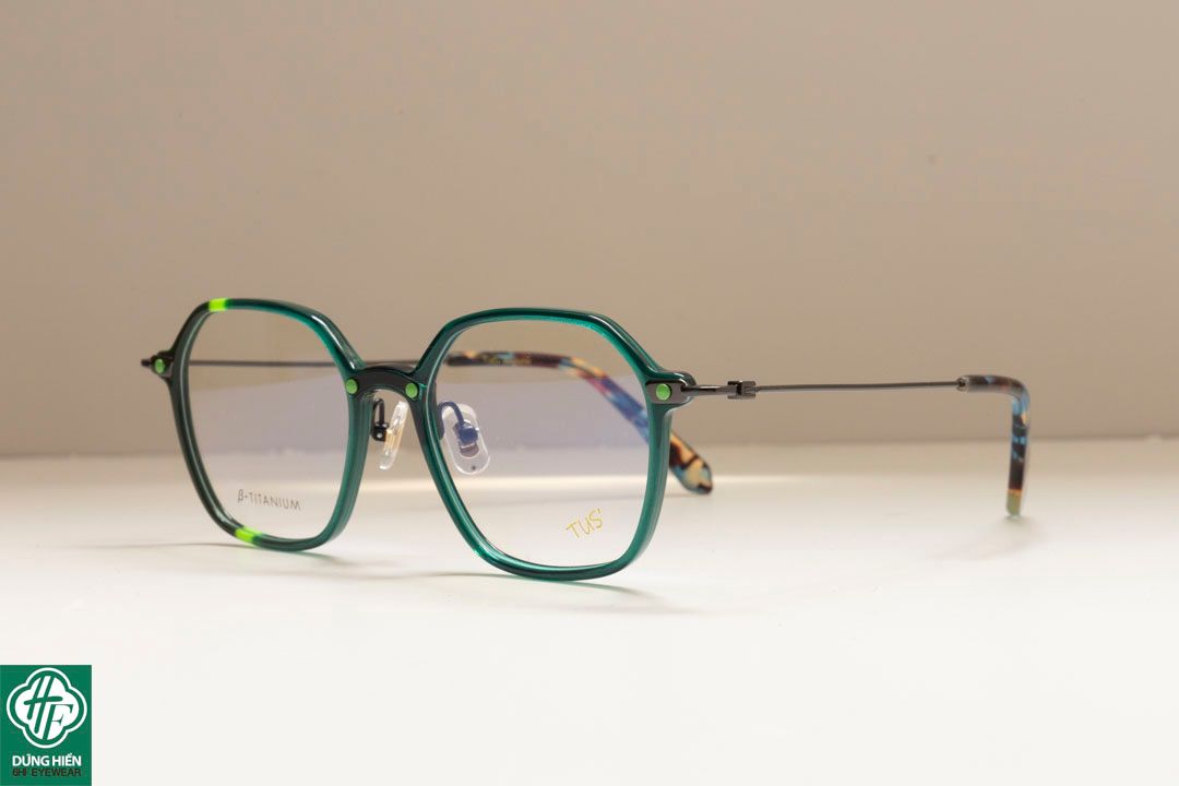  HP 2021302 # Gọng TUS'   β- Titanium + Acetate : Độ Lạ - Unique Mini 