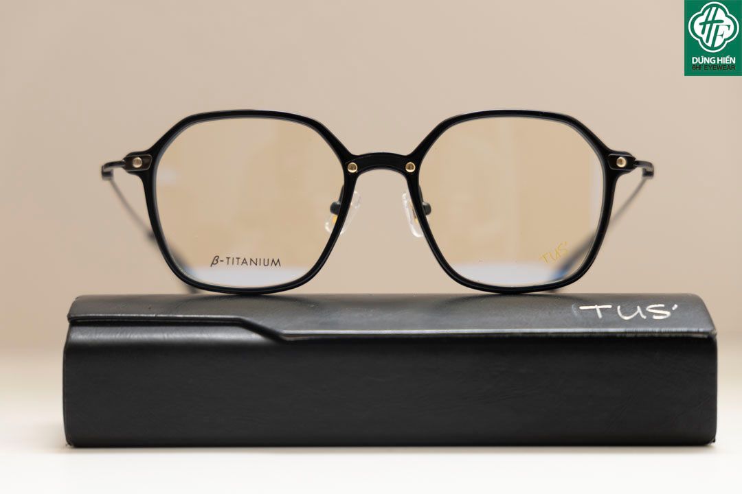  HP 2021302 # Gọng TUS'   β- Titanium + Acetate : Độ Lạ - Unique Mini 