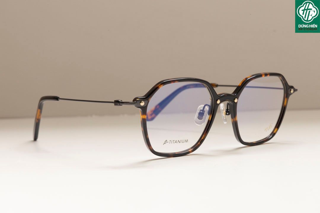  HP 2021302 # Gọng TUS'   β- Titanium + Acetate : Độ Lạ - Unique Mini 