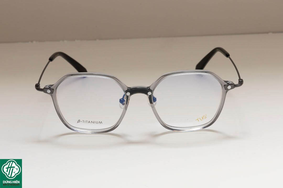  HP 2021302 # Gọng TUS'   β- Titanium + Acetate : Độ Lạ - Unique Mini 